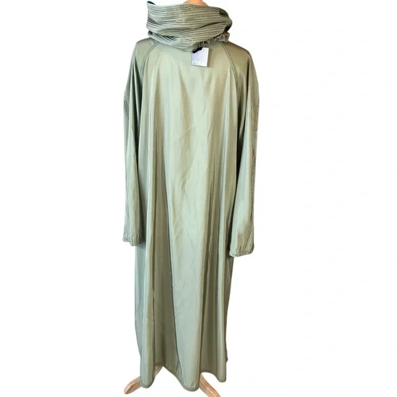 Mycra Pac Now Donatella Green/Blue Reversible Hooded Rain Coat